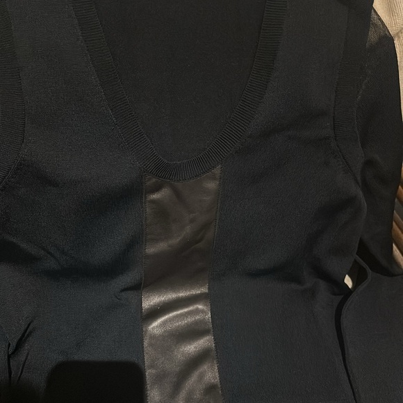 Vera Wang Black Knit dress. - Picture 4 of 5